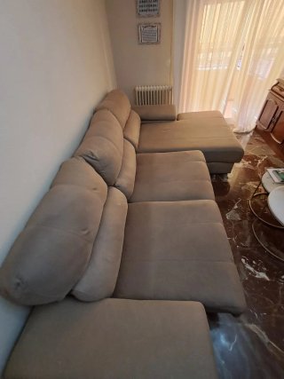 Sofá Chaise Longue Gris