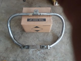 Defensa Delantera Harley Softail Cromada