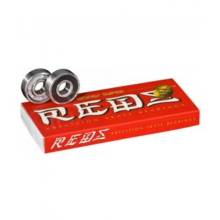 Rodamientos Bones Super Reds Skate 8 Pack