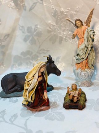 Nacimiento completo -+ angel barro lienzado  nuevo