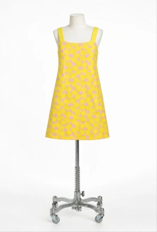 Vestido ZARA flores amarillo rosa, talla M 38