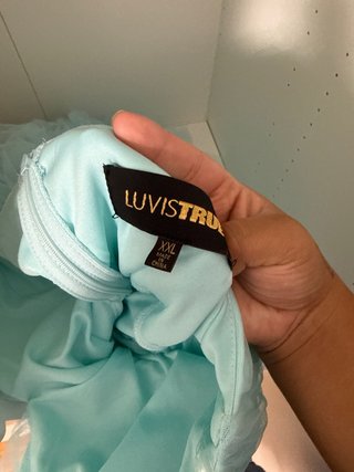 Vestido de fiesta Shein azul verdoso/ turquesa