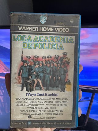 Loca Academia de Policía VHS Primera Edición