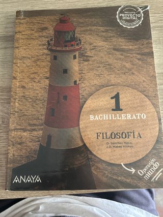 Filosofía 1 Bachillerato