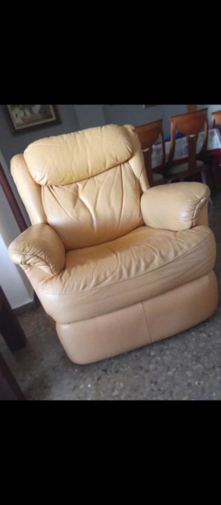 2 Sillones Reclinables Piel