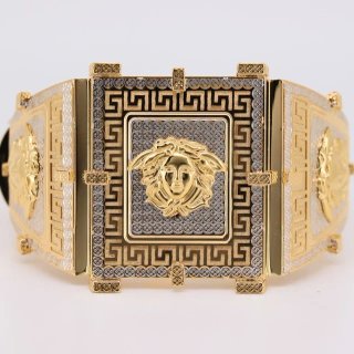 Brazalete bicolor NIÑO versace 18k
