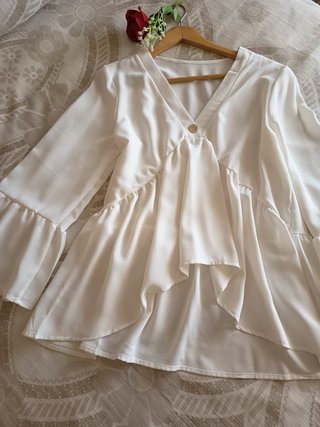 Elegante Blusa Blanca TML
