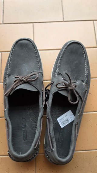 Mocassini Sebago grigi tg 49 nuovi
