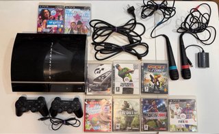 LOTE- PS3 40GB+2 Mandos+Juegos +Singstar microfono
