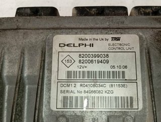 Renault 493503 centralita motor 8200399038 clio