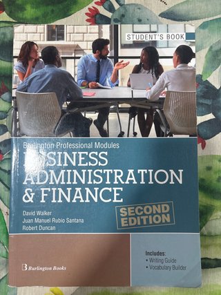 Business Administration Finance Sts 2 Ed (ciclo...
