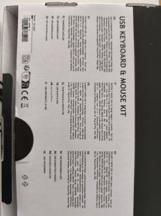 Nilox Teclado y Ratón USB Kit Nuevo Caja