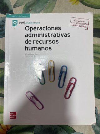 Operaciones administrativas de recursos humanos