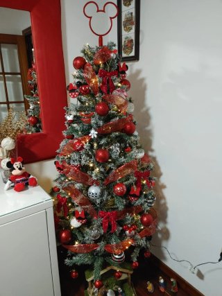 Árbol de Navidad nevado 180cm