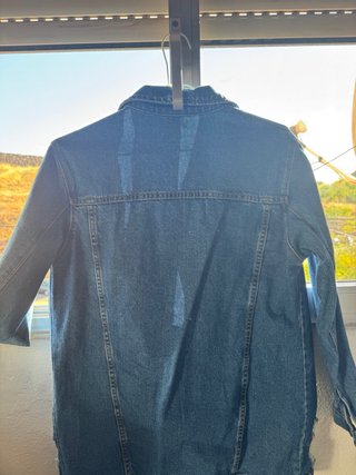Chaqueta tejana desgastada