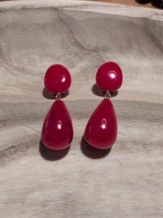 Pendientes rojos