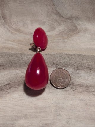 Pendientes rojos
