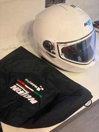 Casco NOLAN N 100-5 Metal White XL