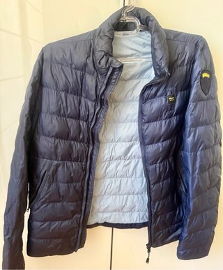 Chaqueta Blauer Plumas Talla M/16, Logo Amarillo
