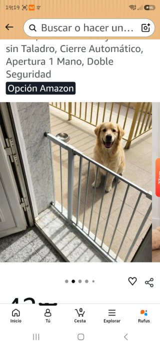 Barrera Seguridad Bebé/Mascotas Ajustable