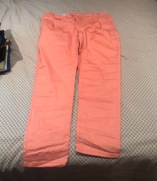 Lote 4 pantalones de tela con pinzas