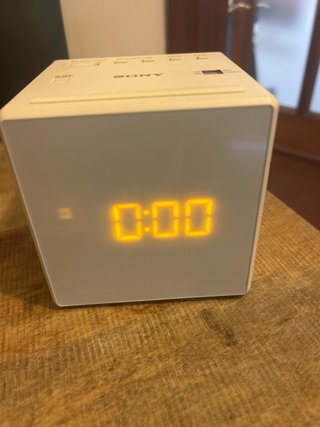 Radio Despertador Sony Blanco