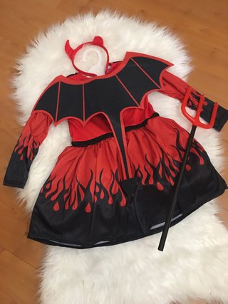 Fato Diabo Halloween/Carnaval