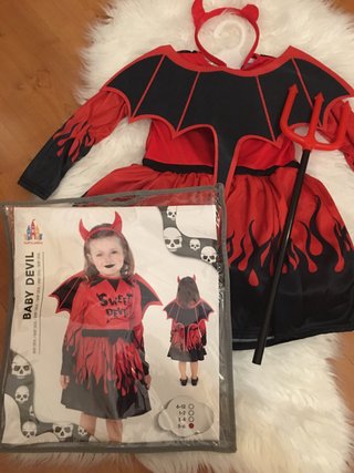 Fato Diabo Halloween/Carnaval