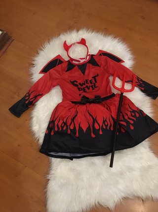 Fato Diabo Halloween/Carnaval