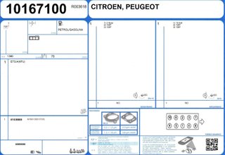 Juego tornillos culata Citroen Peugeot