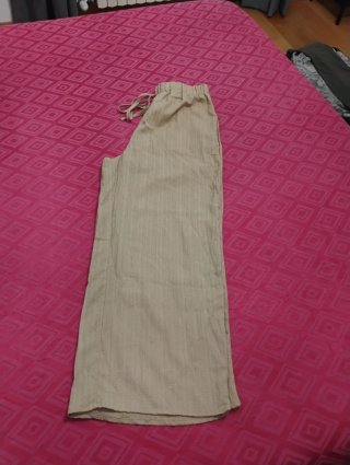 Pantaloni palazzo beige