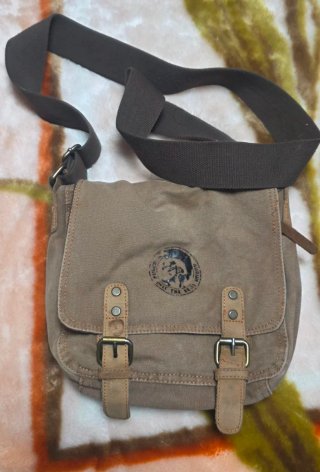 Bolso bandolera Diesel lona