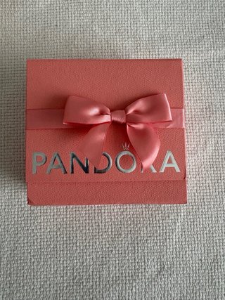 Collar Pandora Llave Corazón Rojo Plata
