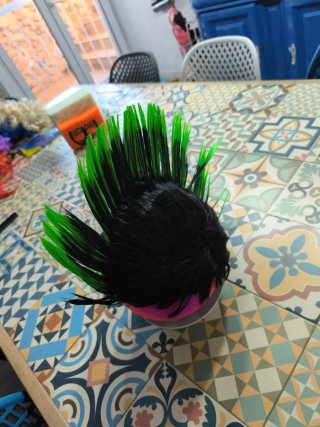 Peluca Disfraz Punk