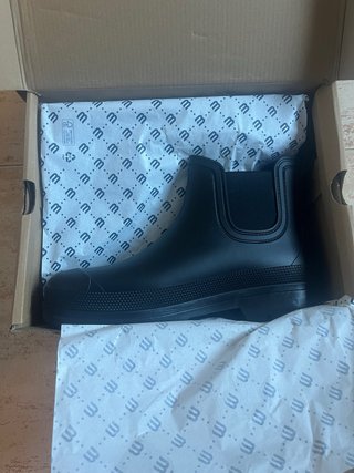 Botas de agua hombre negras