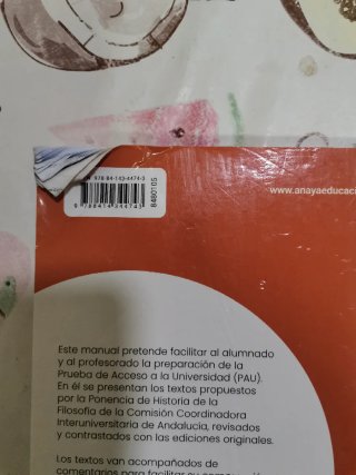 Paideia. Textos de Filosofía para la PAU. Andaluci