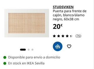 Mueble TV IKEA BESTÅ 2 puertas STUVSVIKEN