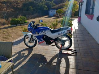 Honda NSR F1 Azul y Blanco