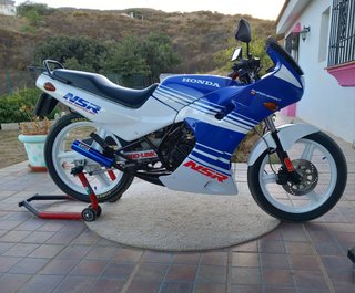 Honda NSR F1 Azul y Blanco
