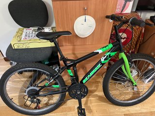 Bicicleta Denbike de montaña 24 Negra y Verde