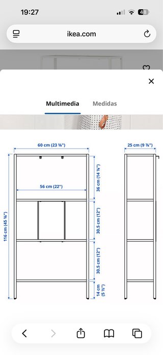 Estantería Metálica Blanca Ikea