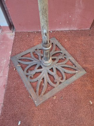 Base Sombrilla Hierro Fundido 50cmx50cm