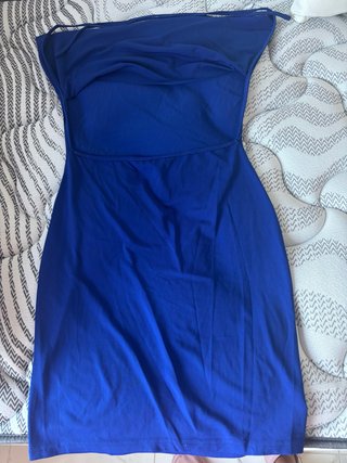 Vestido corto azul