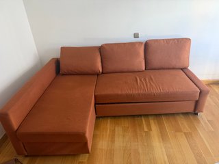 Sofá Cama Ikea 3 Plazas Naranja