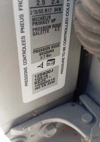 485258 p9688421380 radiador de agua peugeot 508
