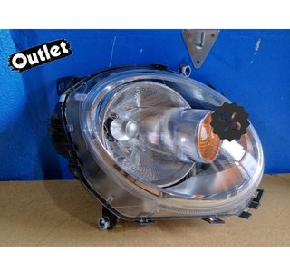 QJ FARO IZQ MINI R56 06-10 FUNDO CROMO INTERMITENTE NARANJA