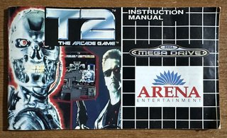 T2 ARCADE GAME MEGADRIVE PAL