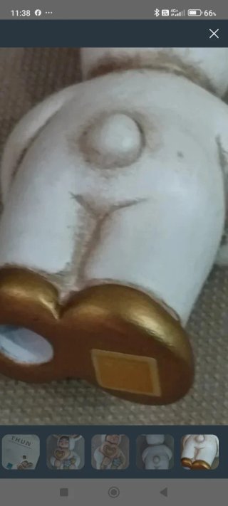 Statuina Thun piccola in ceramica
