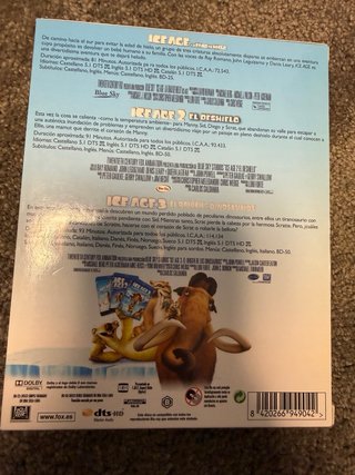 Trilogía Ice Age Blu-ray