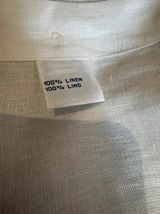 Camicia Desiree 1955 Napoli Lino Bianca